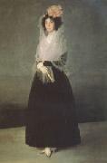 Francisco de Goya The Countess of Carpio,Marquise de la Solana (mk05) oil on canvas
